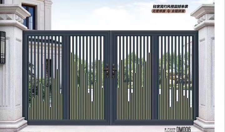 别墅庭院换门及护栏